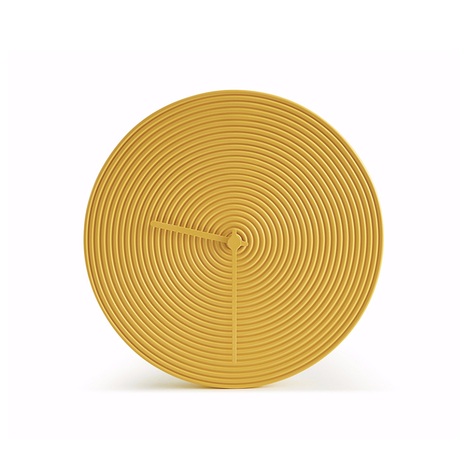 Large Wooden Metal Round Wall Clock