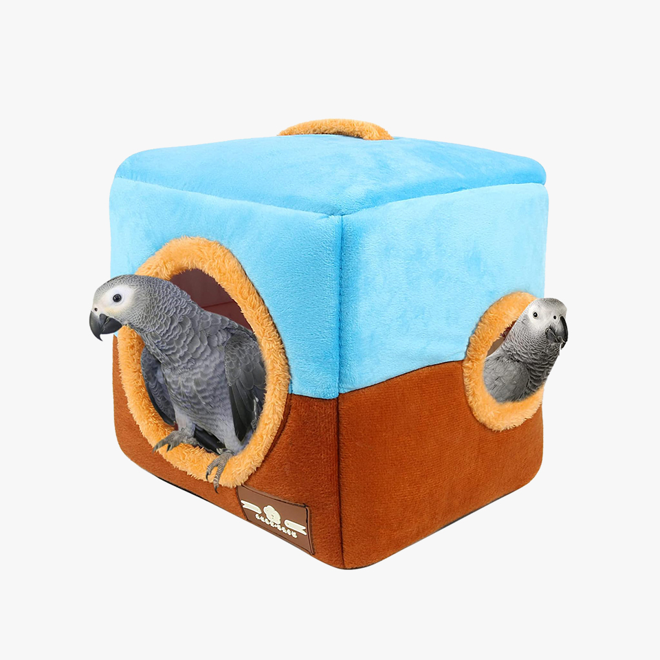 Large Size Parrot Nest House - Winter Warm Bird